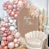 Lofaris Bride To Be Boho Floral Wedding Party Arch Backdrop